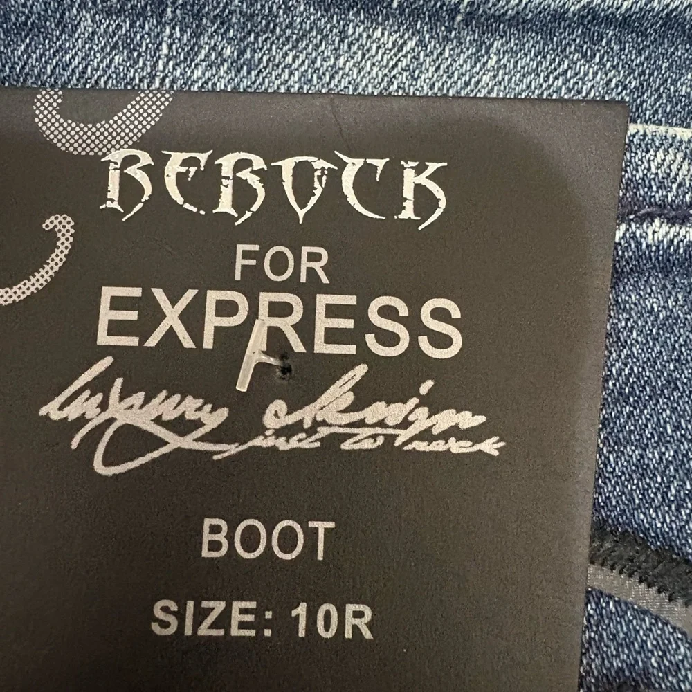 Express Women's Boot Cut Jeans - Blue